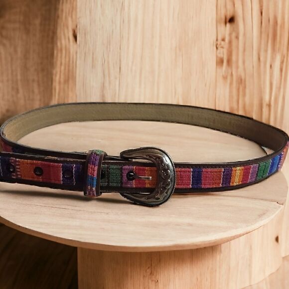 Mult-Color Western Belt and Crossbody Bundle Size Large